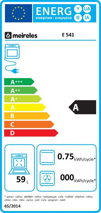 Energie-Label Meireles E 541 X