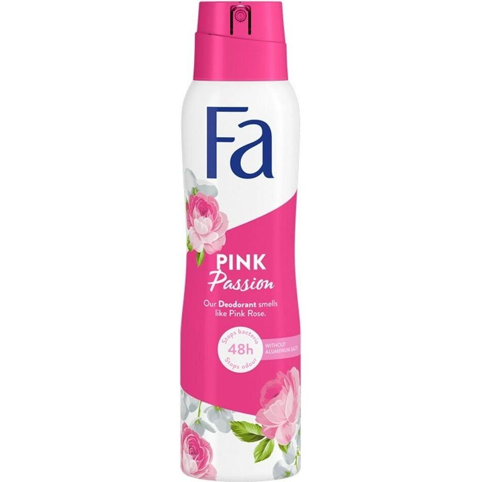 Fa , Deodorante, Deodorante Pink Passion Deodorante Spray Floreale (Getto Vaporizzato, 150 Ml)