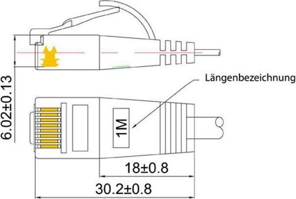 Immagine prodotto Wirewin Cavo di rete (UTP, CAT6, 25 m)