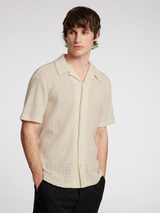 Immagine prodotto Selected Homme Jacquard Strick Kurzarmhemd (L)