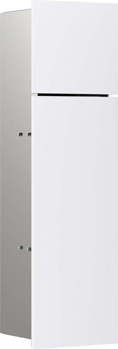 Emco asis module pure WC module, flush-mounted, door hinge right, two-part glass front, 600x170mm