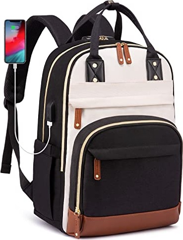 Produktbild Only-Bags.Store Rucksack Grosser Laptop-Rucksack 17 Zoll Wasserdichter Schulrucksack Jugendlicher Schulrucksack