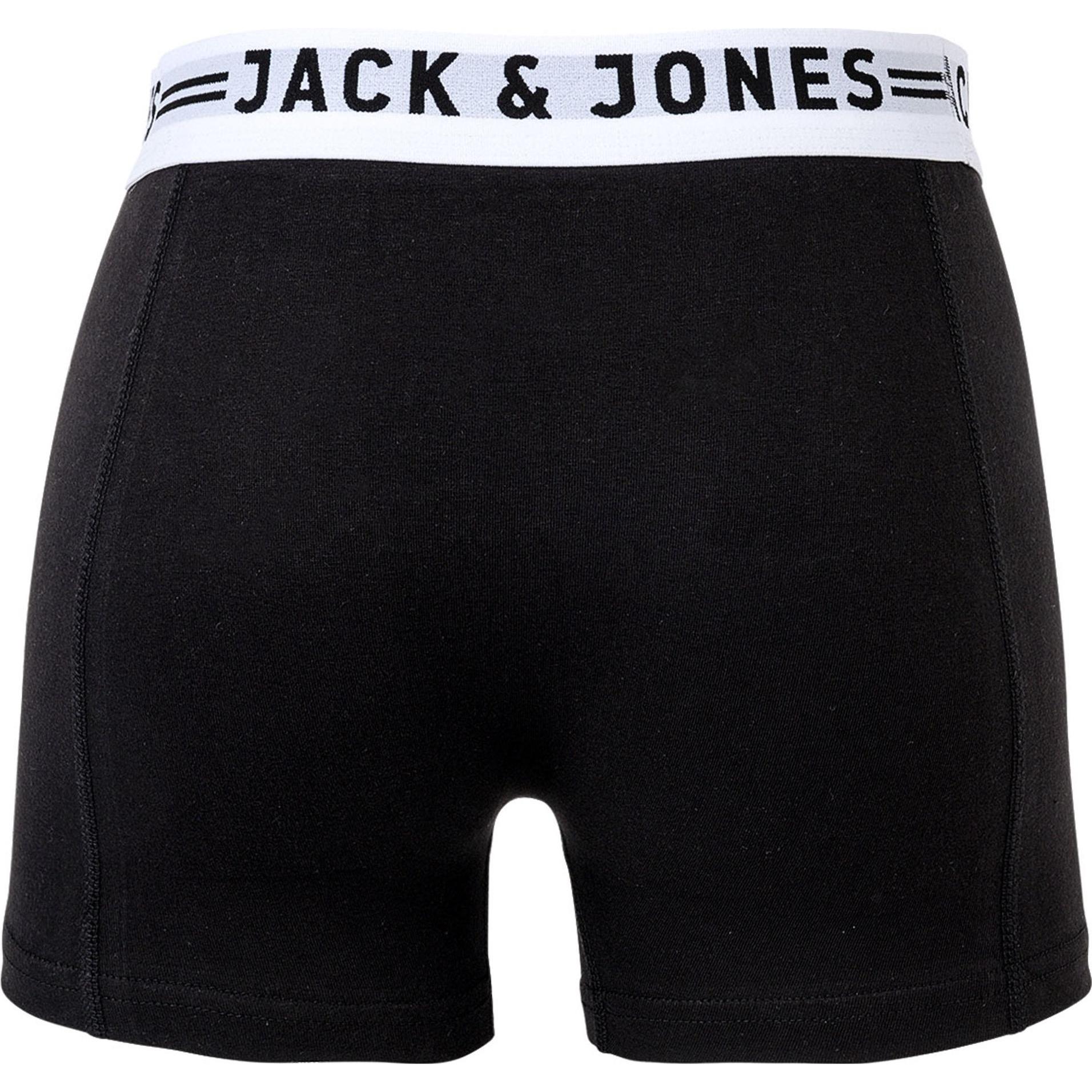 Thumbnail - Jack & Jones, Herren, Unterhosen, Sense, Schwarz, Weiss, (S, 3er Pack)