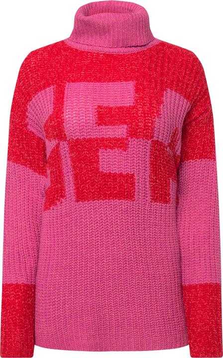 Actual product image Laurasøn Color Block Turtleneck Sea Sweatshirt (XL)