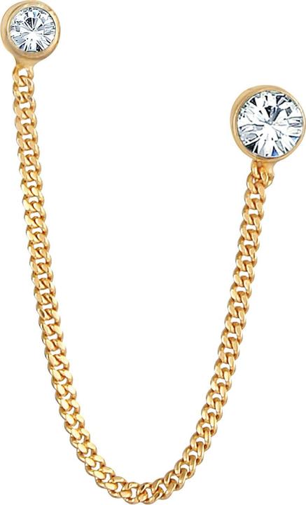 Immagine prodotto Elli Orecchini Orecchini a perno doppi Cristalli Argento 925 (Cristallo di vetro, Argento 925)
