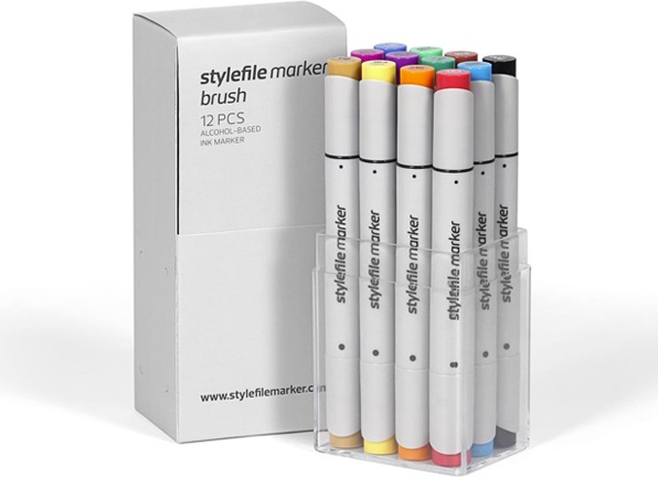 Actual product image Stylefile Marker Brush Set 12er Main A