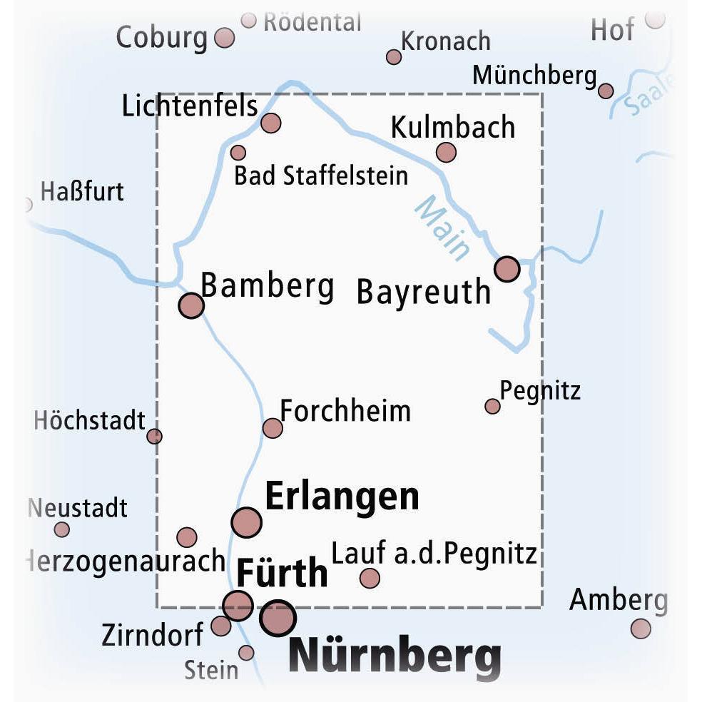Thumbnail - Fränkische Schweiz 1:100 000 100000, Landkarte