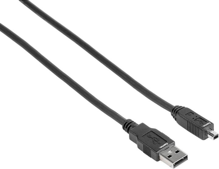 Actual product image Hama USB 2.0 A-Mini B4 1.8m black (1.80 m, USB 2.0)
