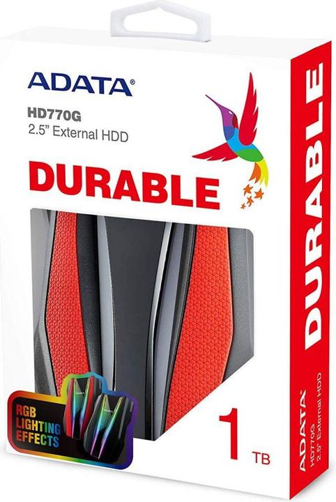 Actual product image Adata HD770G 2 TB Red (2 TB)