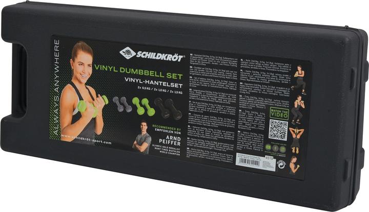 Actual product image Schildkröt Dumbbell set (2 x 0.5 kg, 2 x 1 kg, 2 x 1.5 kg)