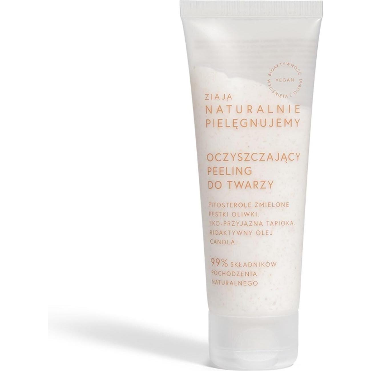 Ziaja , Pulizia Viso, Naturally We Care For A Scrub Detergente Per Il Viso 70Ml (Scrub Detergente, 70 Ml)