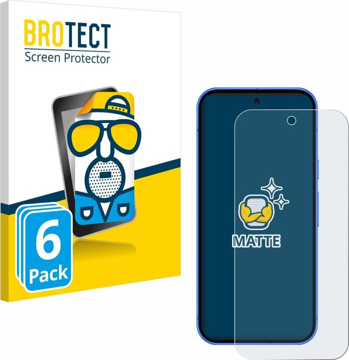 Produktbild BROTECT Entspiegelungsfolie für Google Pixel 10 Displayschutz Displayschutzfolie Folie Matt (6 Stk., Google Pixel 10)