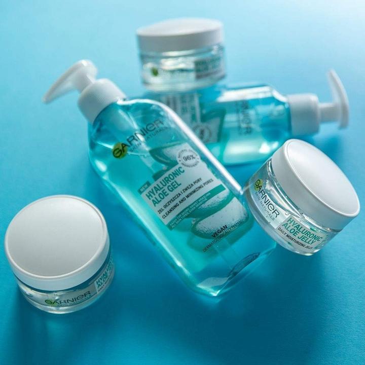 Immagine prodotto Garnier Gel detergente all'aloe ialuronico per ogni tipo di punteggio 200ml (Gel detergente, 200 ml)