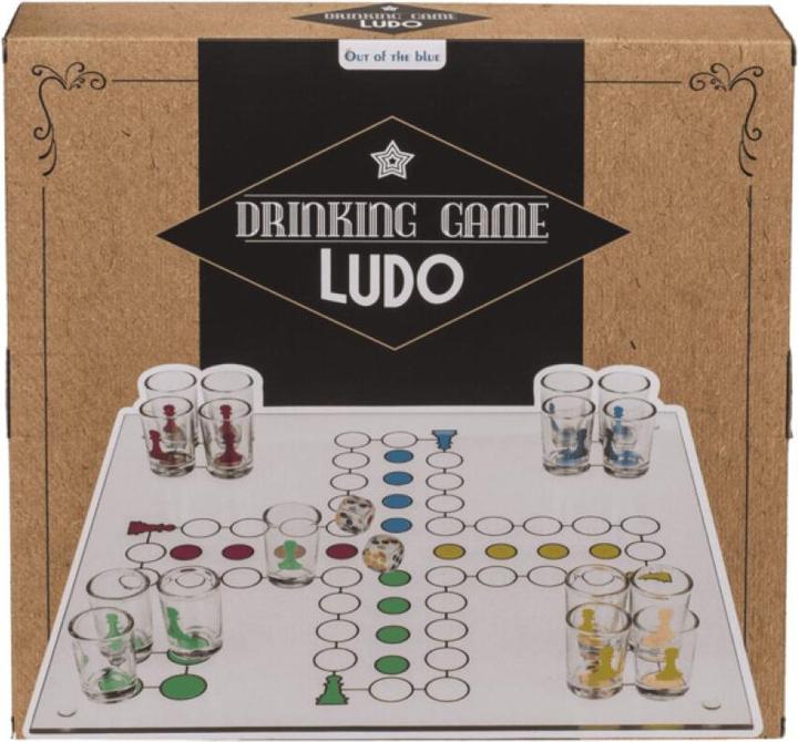 Produktbild Out of the blue Trinkspiel Eile mit Weile - Mensch ärgere dich nicht mit 16 Gläsern by