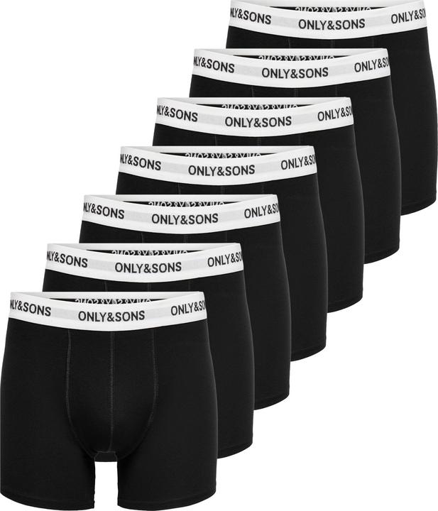 Produktbild Only & Sons ONSFITZ 7-pack Boxershorts Shorts (S, 7er Pack)