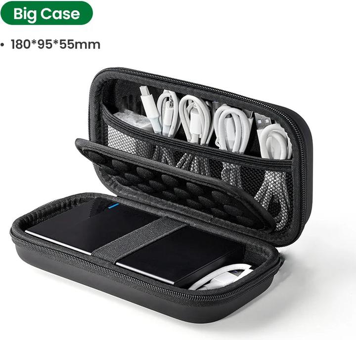 Produktbild Only-Bags.Store Festplattengehäuse für 2,5 Zoll externe Festplatte Portable HDD SSD Box für Power Bank Storage Case
