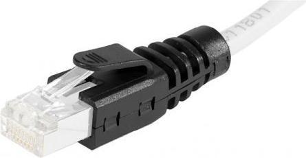 Exertis Connect Bend protection sleeve for RJ45 plug, 10 pieces, black For positioning the bend protection after (Plugs and connectors)