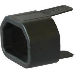 MicroConnect, Kabelschutz + Kabelführung, slip-on sleeve for C14 Black