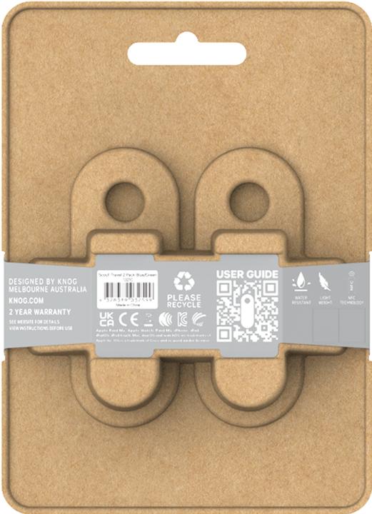 Produktbild knog. Scout Travel Twin Pack Black/Green