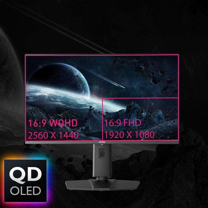 Actual product image MSI MPG 271QRX (2560 x 1440 pixels, 26.50")