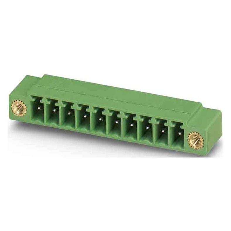 Phoenix Contact Contact Buchsengehäuse-Platine MC Polzahl Gesamt 14 Rastermass: 3.5 mm 1843910 50 St., Elektronikkabel + Stecker, Grün