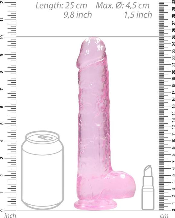 Productafbeelding RealRock 9" / 23 cm Realistische Dildo Met Ballen