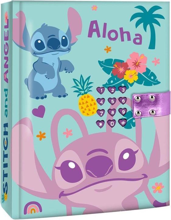 Produktbild Kids Euroswan Disney Stitch secret diary code (21x15,5 cm, Harter Einband)
