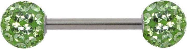 Image du produit Bijouteria Piercing langue (Acier chirurgical 316L, Cristallin, Résine époxy)