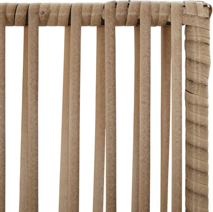 Produktbild vidaXL Paravent 4-tlg. Beige Poly Rattan,Farbe: Beige,Material: Poly