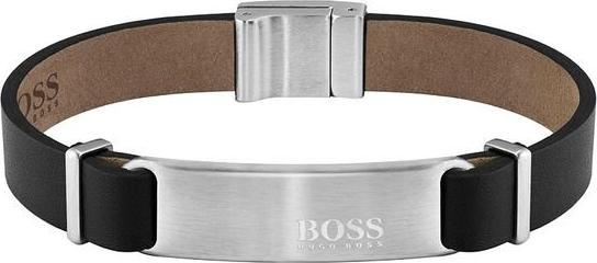Immagine prodotto Hugo Boss ÄOEernÃ½ koženÃ¾enÃ¾ náramek pro muže Urbanite 1580044M