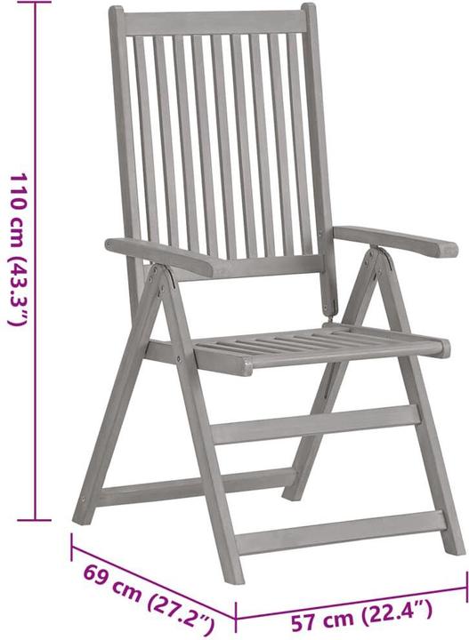 Actual product image vidaXL Gartenstuhl