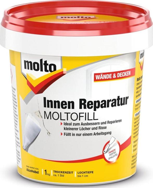 Actual product image Molto Repair Moltofill Interior