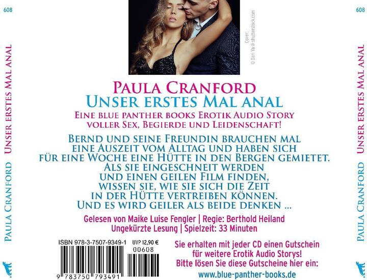 Actual product image Cranford:Our first time anal eroticism (Paula Cranford)