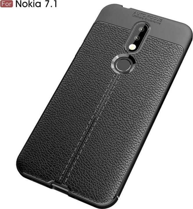 Immagine prodotto Screenguard Nokia 7.1 Cover Design in pelle Copertura TPU (Nokia 7.1)