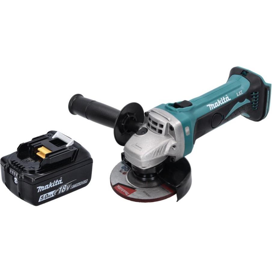 Thumbnail - Makita, Winkelschleifer, DGA 452 T1 Akku Winkelschleifer 18 V 115 mm + 1x Akku 5,0 Ah - ohne Ladegerät (115 mm)