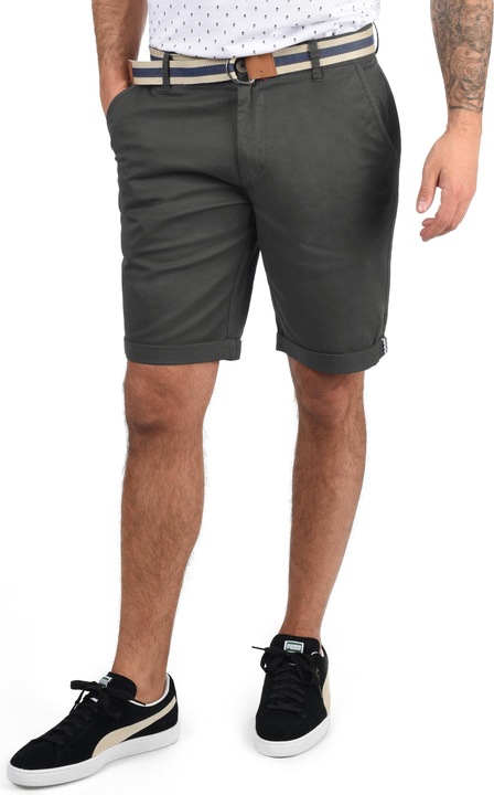 Immagine prodotto Solid Monty Pantaloncini Chino Shorts Panno Corti Da Uomo con cintura elasticizzato Regular- Fit (M)