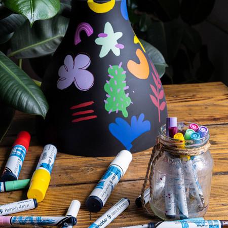 Image du produit Schneider Paint-It Crayons acryliques (set de 3 avec pointe ogive de 2 mm, peinture acrylique à haut pouvoir (6 x)