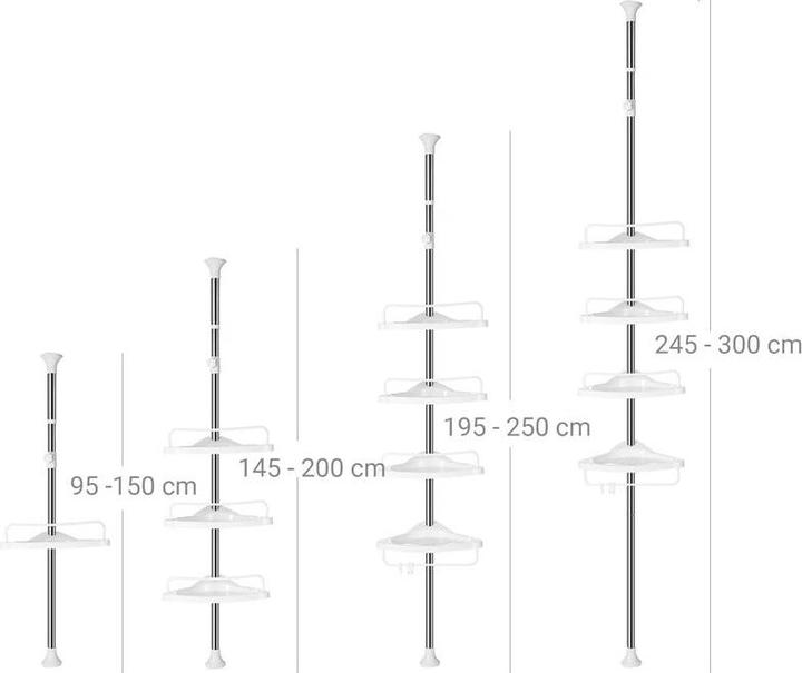 Actual product image Songmics Shower (24 x 34 x 300 cm)