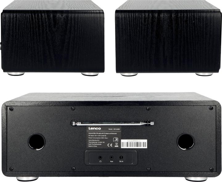 Produktbild Lenco DIR-260BK (FM, DAB+, Internetradio, WLAN, Bluetooth)