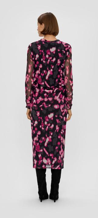 Produktbild s.Oliver Kleid Mesh-Kleid mit Raffung (42)