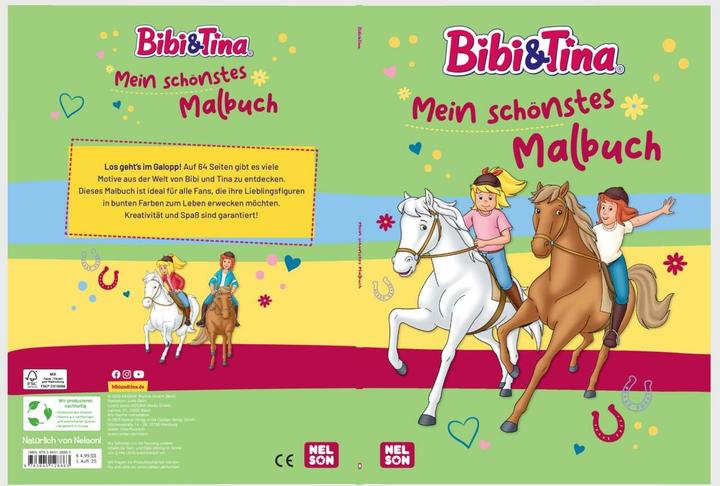 Actual product image Bibi & Tina: Mein schönstes Malbuch