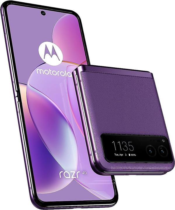 Immagine prodotto Motorola Razr 40 (256 GB, Lilla estivo, 6.90", SIM + eSIM, 5G)