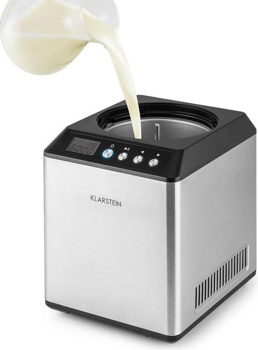 Produktbild Klarstein Vanilla Sky Eismaschine Silberfarben