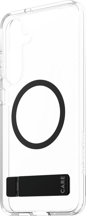 Produktbild PanzerGlass CARE by ® Feature Case Transparent m. Schwarz Kickstand & Qi Compatible Samsung Galaxy S (Samsung Galaxy S25+)