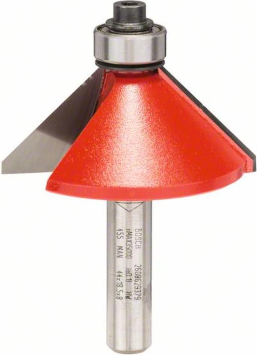 Produktbild Bosch Professional Zubehör Fasefräser Expert for Wood, 8 mm, D 44 mm, L 18,5 mm, G 61 mm