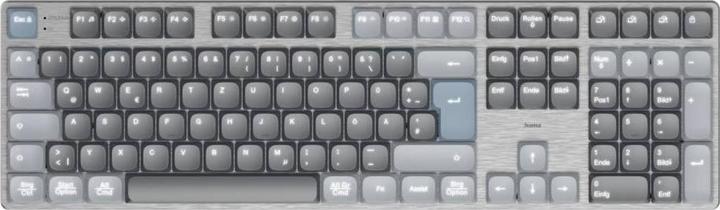 Produktbild Hama WK-800 Tastatur kabellos grau (DE, Kabellos)