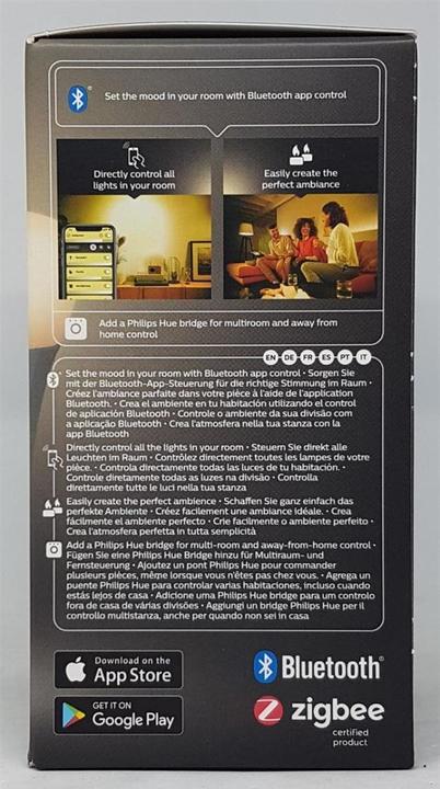 Produktbild Philips Hue White BT Erweiterung (E27, 9.50 W, 806 lm, 1 x, F)
