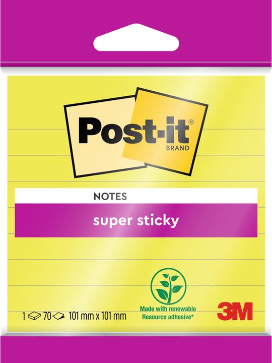 Produktbild Post-it Super Sticky Grossformat (100 x 100 mm)