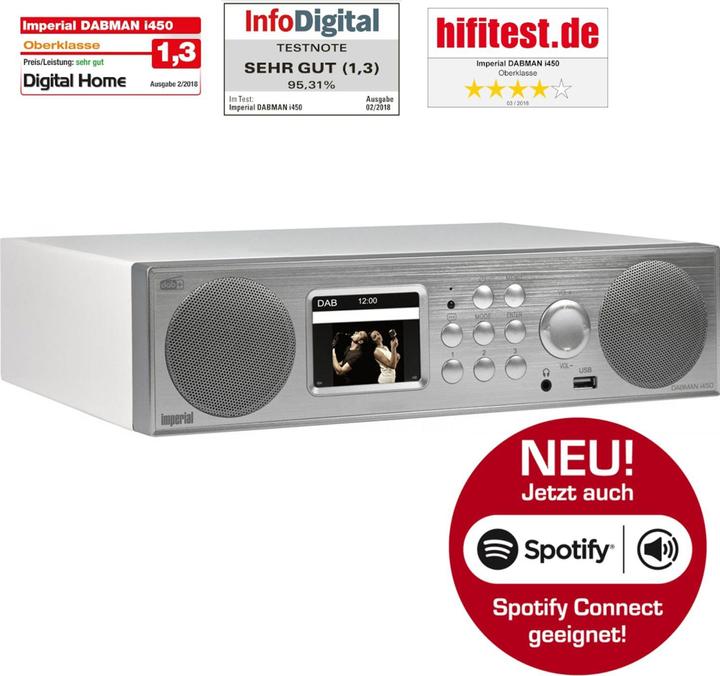 Produktbild Imperial Dabman i450 (Internetradio, DAB+, FM, UKW, Bluetooth, WLAN)