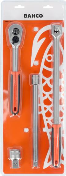 Irimo 1/2 Knarren-Satz mit Zubehör - 4-teilig (1/2")